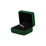 Flannel Jewelry Storage Box Ring Pendant Necklace Gift Case