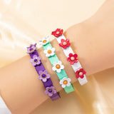 Colorful Beads Bracelets Bohemian Elastic Bangle for Women