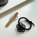 French Rose Set Side Clip Spring Clip Hair Rope Makeup Mirror Hair Accessories