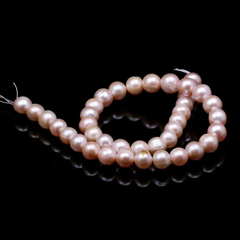 Freshwater Pearl Bead Hole Beads for Jewelry Making 15.7inch