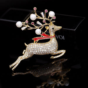 Freshwater Pearl Brooch Cubic Zirconia Flower Animal Insect Pin