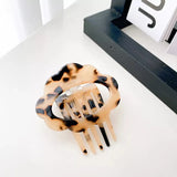 Geometric Acetic Acid Hairpins Insert Comb Colorful Brown Styling Tools