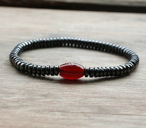 Geometric Beaded Men Bracelets, Men's Bangle Jewelry