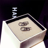 Geometry Temperament Ear Buckle Women Brilliant Earring