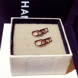 Geometry Temperament Ear Buckle Women Brilliant Earring