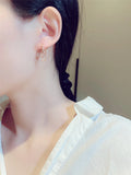 Geometry Temperament Ear Buckle Women Brilliant Earring