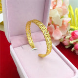 Ethnic Style Coin Bracelet 24k Plated
