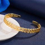 Ethnic Style Coin Bracelet 24k Plated