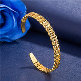 Ethnic Style Coin Bracelet 24k Plated
