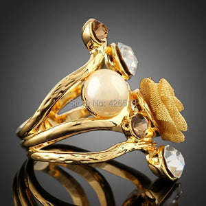Austra Crystal Wedding Rings for Women