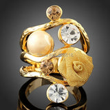 Austra Crystal Wedding Rings for Women