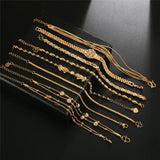 Plated Chain Bracelets Bangle For Women