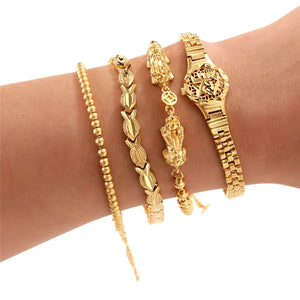Plated Chain Bracelets Bangle For Women