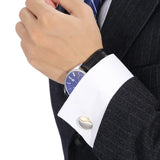 Oval Mens Cufflinks Wedding Bestman Guest Groom Buttons Favors Jewelry