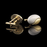Oval Mens Cufflinks Wedding Bestman Guest Groom Buttons Favors Jewelry