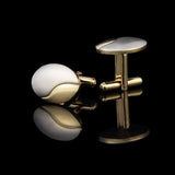 Oval Mens Cufflinks Wedding Bestman Guest Groom Buttons Favors Jewelry