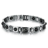 Men's Stainless Steel Cuff Bangle Bracelet
