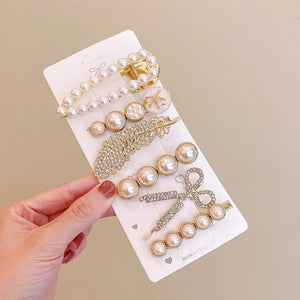 Frosted Rectangle Barrettes Hair Clips Women Girl Ornament
