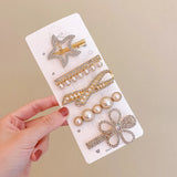 Frosted Rectangle Barrettes Hair Clips Women Girl Ornament