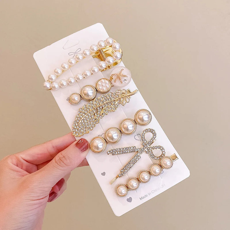Frosted Rectangle Barrettes Hair Clips Women Girl Ornament
