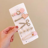 Frosted Rectangle Barrettes Hair Clips Women Girl Ornament