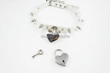 Harajuku Goth Punk Choker Lock&Key Rivet Necklace Collar