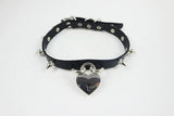 Harajuku Goth Punk Choker Lock&Key Rivet Necklace Collar
