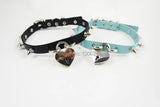 Harajuku Goth Punk Choker Lock&Key Rivet Necklace Collar