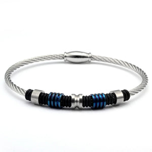 Healthy Stainless Steel Magnet Charm Bracelet Men's Jewelry