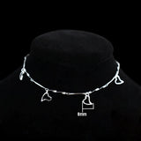 925 Silver Heart Pendant Anklet Foot Chain Bracelet for Women