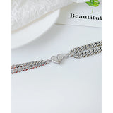 Heart-shaped Bracelet Lovers' Jewelry Not Fade