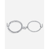 Heart-shaped Bracelet Lovers' Jewelry Not Fade