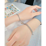 Heart-shaped Bracelet Lovers' Jewelry Not Fade