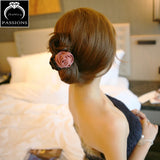 Double Rose Flower Hair Clips for Women