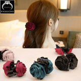 Double Rose Flower Hair Clips for Women