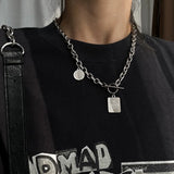 Hip Hop Titanium Steel Necklace Europe And United States Senior Sense Tide