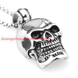 Men's Stainless Steel Punk Skull Pendant