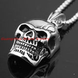 Men's Stainless Steel Punk Skull Pendant