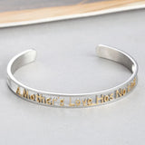 Mother Love Bracelet - Handwriting Bangle Jewelry