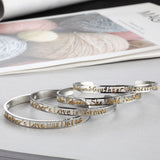 Mother Love Bracelet - Handwriting Bangle Jewelry