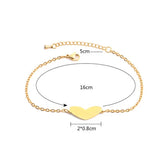 Honey Love Heart Chain Bracelets for Women Charms Women's Bracelet