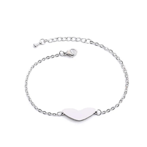 Honey Love Heart Chain Bracelets for Women Charms Women's Bracelet