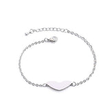 Honey Love Heart Chain Bracelets for Women Charms Women's Bracelet