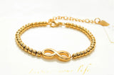 Honey Rose Beads Bracelet for Women Charms Engagement Chain BZL001-G