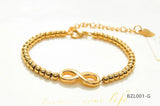 Honey Rose Beads Bracelet for Women Charms Engagement Chain BZL001-G