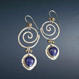 Indian Tribe Dangle Earrings Metal Resin Ethnic Long Drop Earring