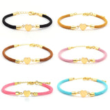 Infinite Symbol Heart Bracelet Women Adjustable Colorful Rope Bracelet