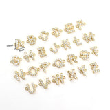 Letter Charm Bracelet Women Zirconia A-Z Adjustable Rope Jewelry Gift