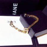 Japan Korea Rhinestone Word Bracelets Charm Bracelets on Hand