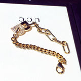 Japan Korea Rhinestone Word Bracelets Charm Bracelets on Hand
